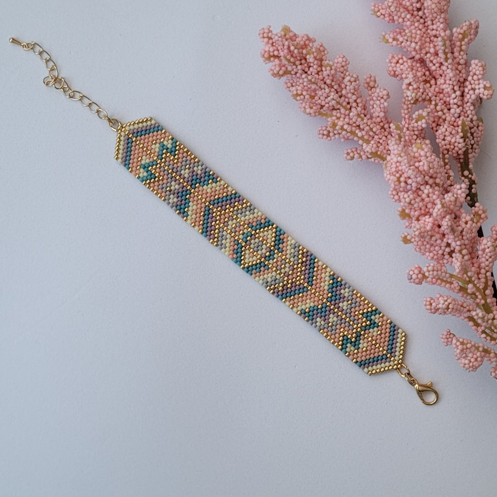 Pulsera hecha a mano con cuentas Miyuki