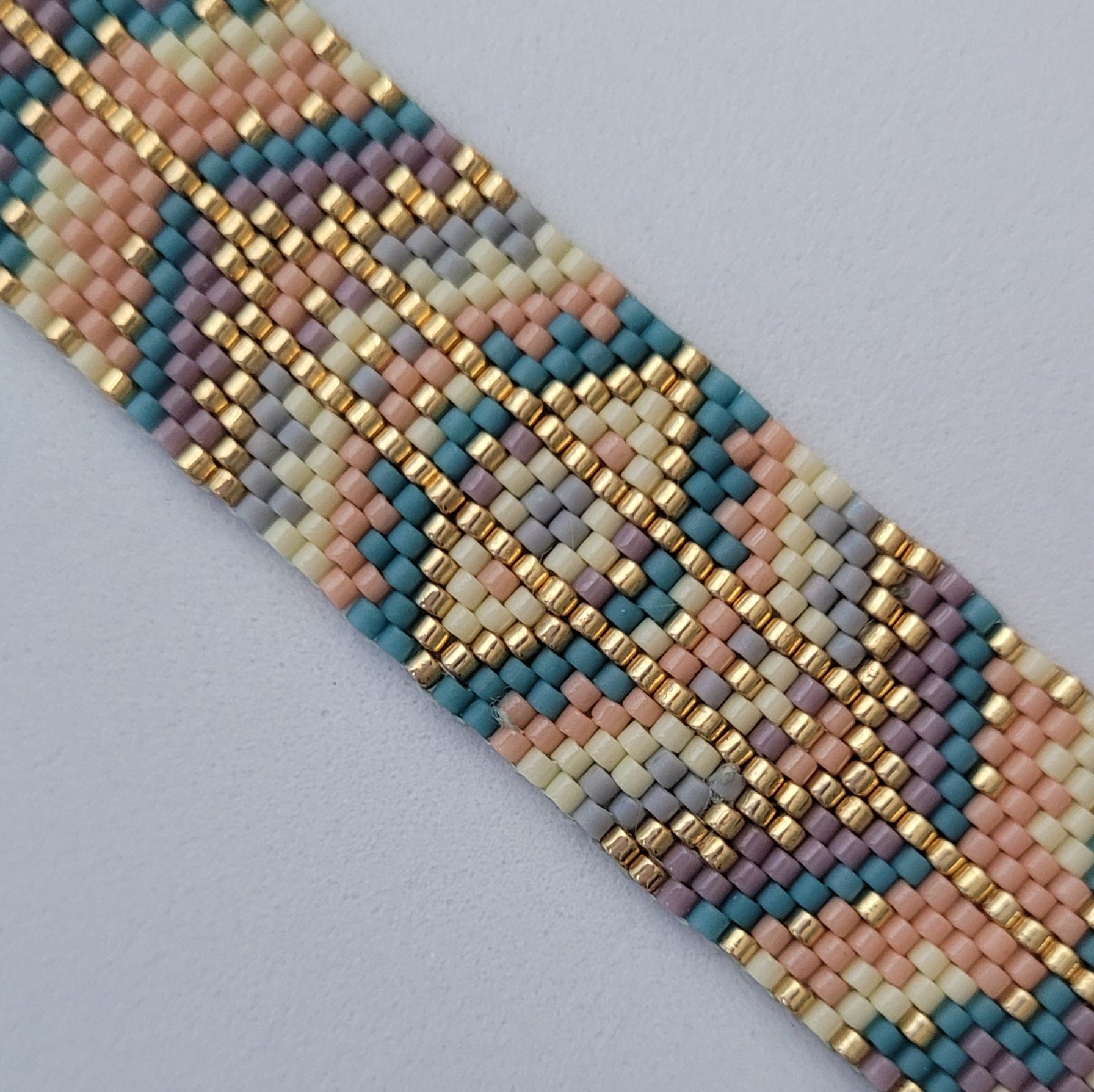 Pulsera hecha a mano con cuentas Miyuki