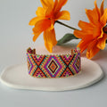 brazalete boho hecho a mano con cuentas miyuki