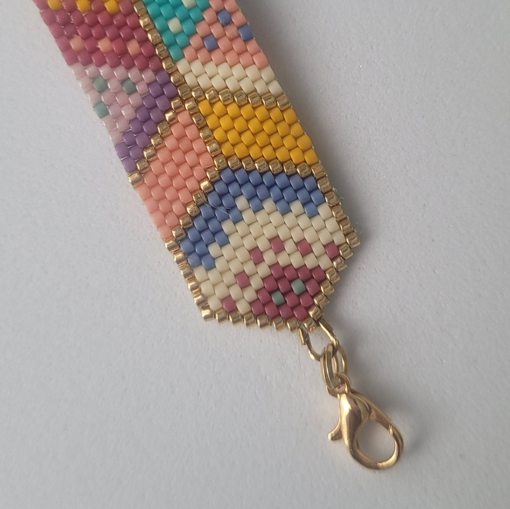 Pulsera hecha a mano con cuentas Miyuki